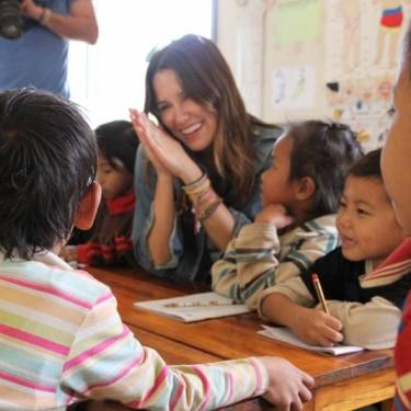 Sophia Bush in Guatemala for Pencils of Promise school building project 