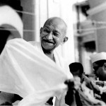 Photo of Mohandas Gandhi.