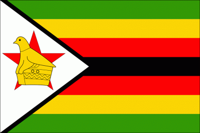 Official flag of Zimbabawe